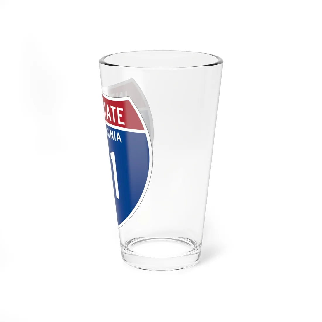 I-81 WV Metric (Virginia) (Road Sign) Pint Glss 16oz - Go Mug Yourself