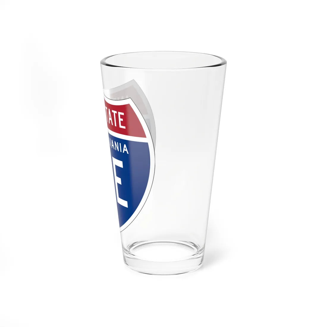 I-81E PA 1957 (Pennsylvania) (Road Sign) Pint Glss 16oz - Go Mug Yourself