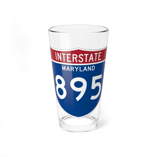 I-895 MD Metric (Maryland) (Road Sign) Pint Glss 16oz 16oz - Go Mug Yourself