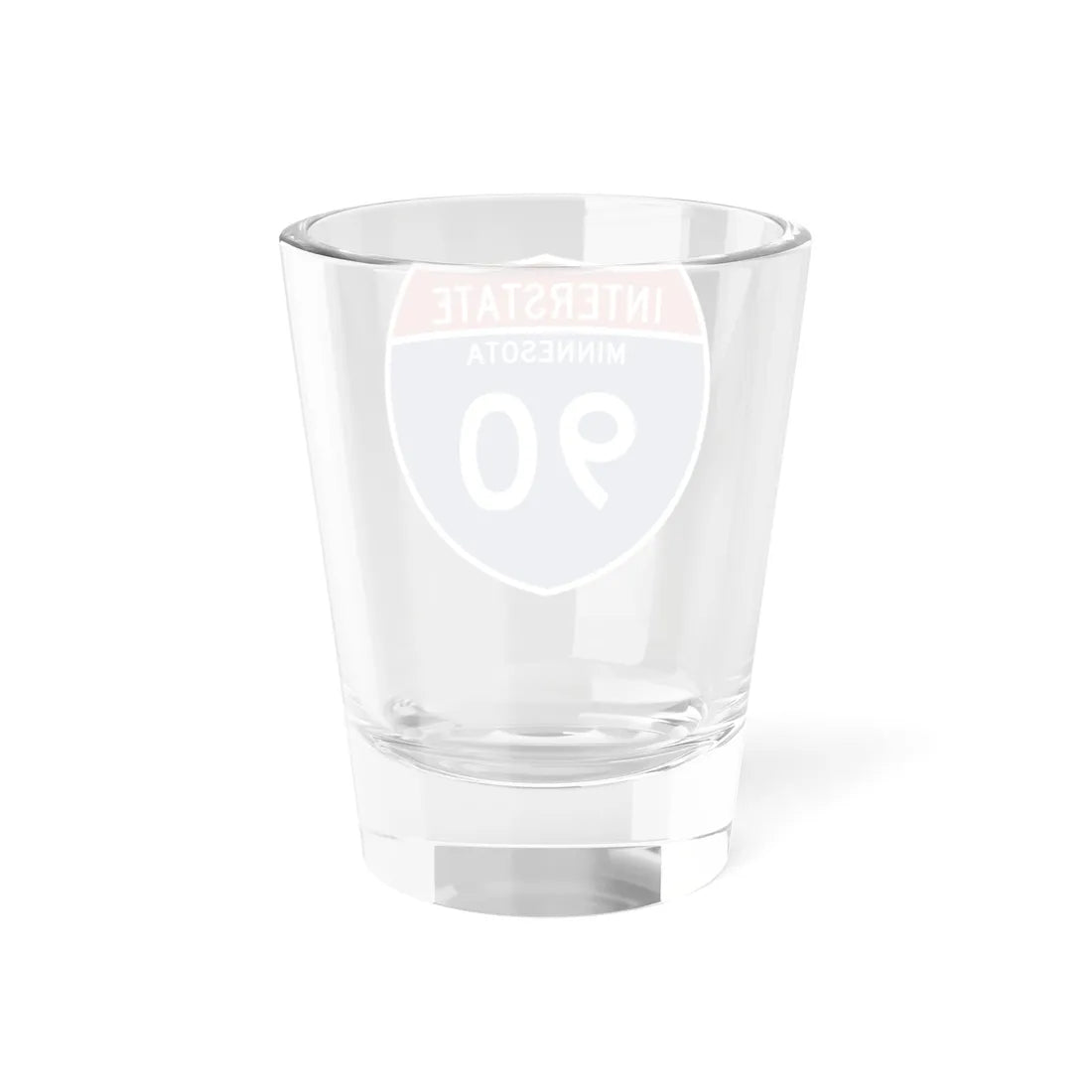 I-90 MN 1957 (Minnesota) (Road Sign) Shot Glass 1.5oz - Go Mug Yourself