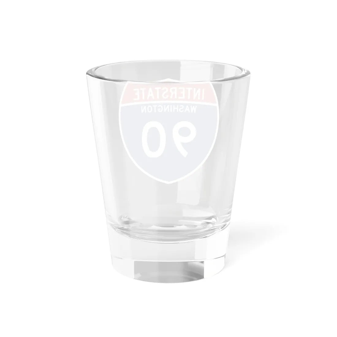 I-90 WA Metric (Washington) (Road Sign) Shot Glass 1.5oz - Go Mug Yourself