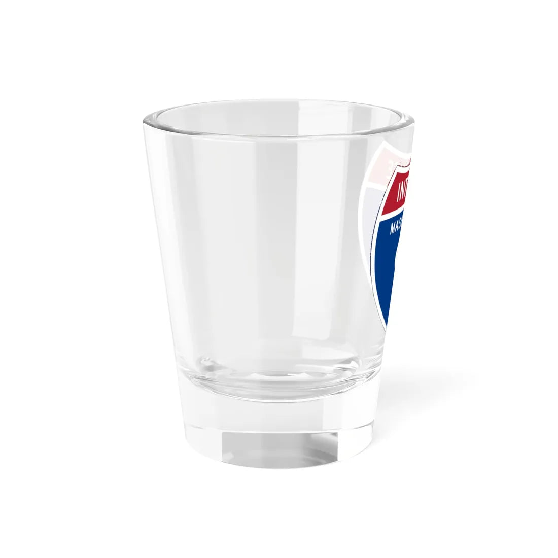I-91 MA 1957 (Massachusetts) (Road Sign) Shot Glass 1.5oz - Go Mug Yourself