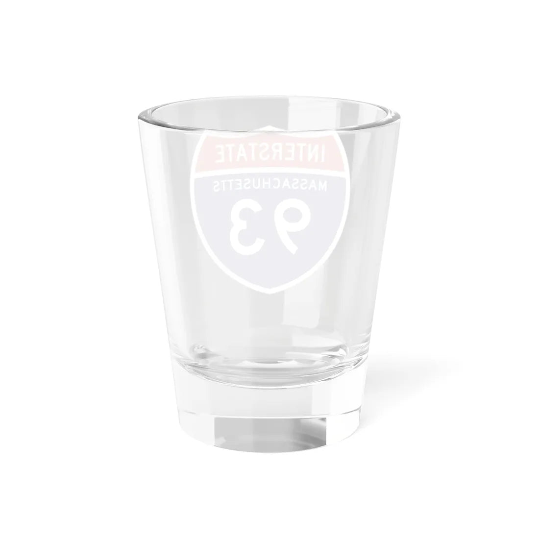I-93 MA 1957 (Massachusetts) (Road Sign) Shot Glass 1.5oz - Go Mug Yourself