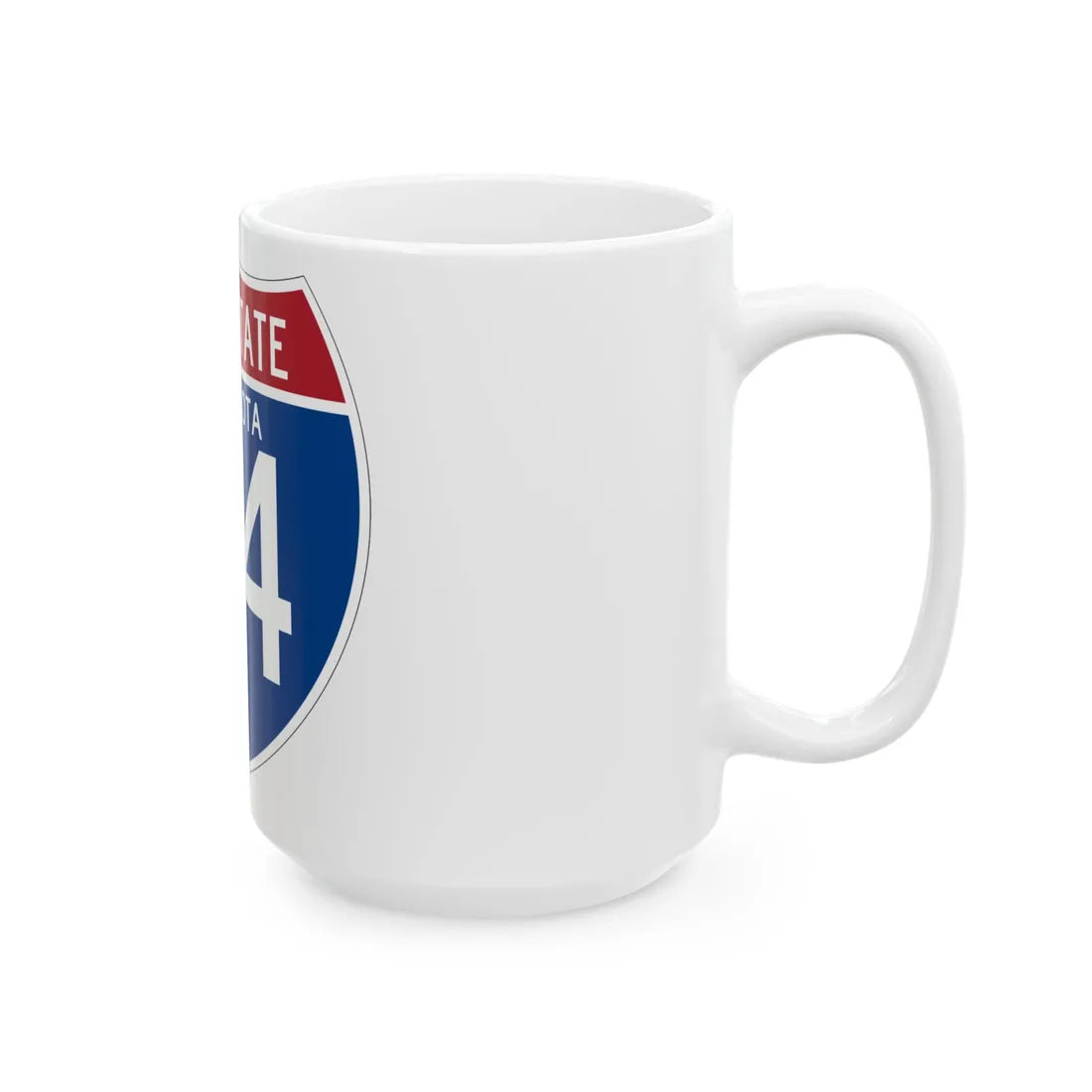 I-94 MN (Minnesota) (Road Sign) White Coffee Mug - Go Mug Yourself
