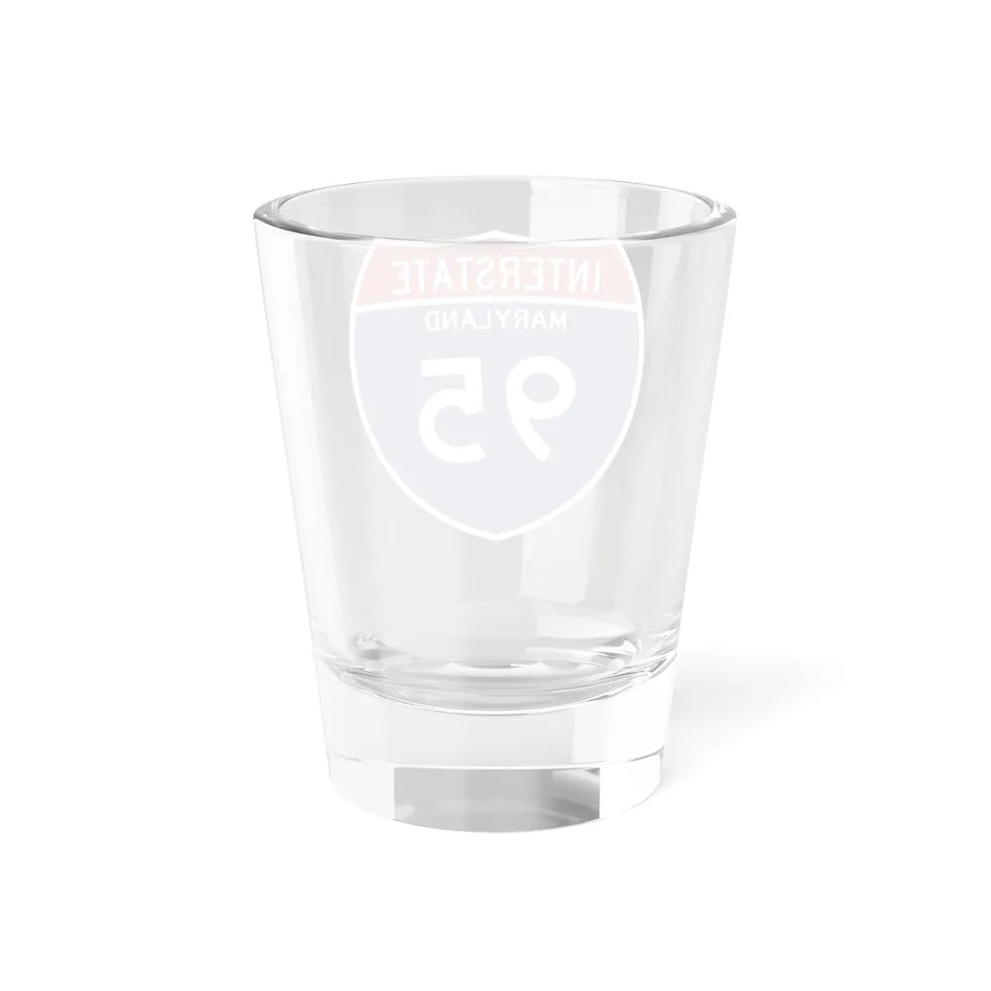 I-95 MD Metric (Maryland) (Road Sign) Shot Glass 1.5oz - Go Mug Yourself