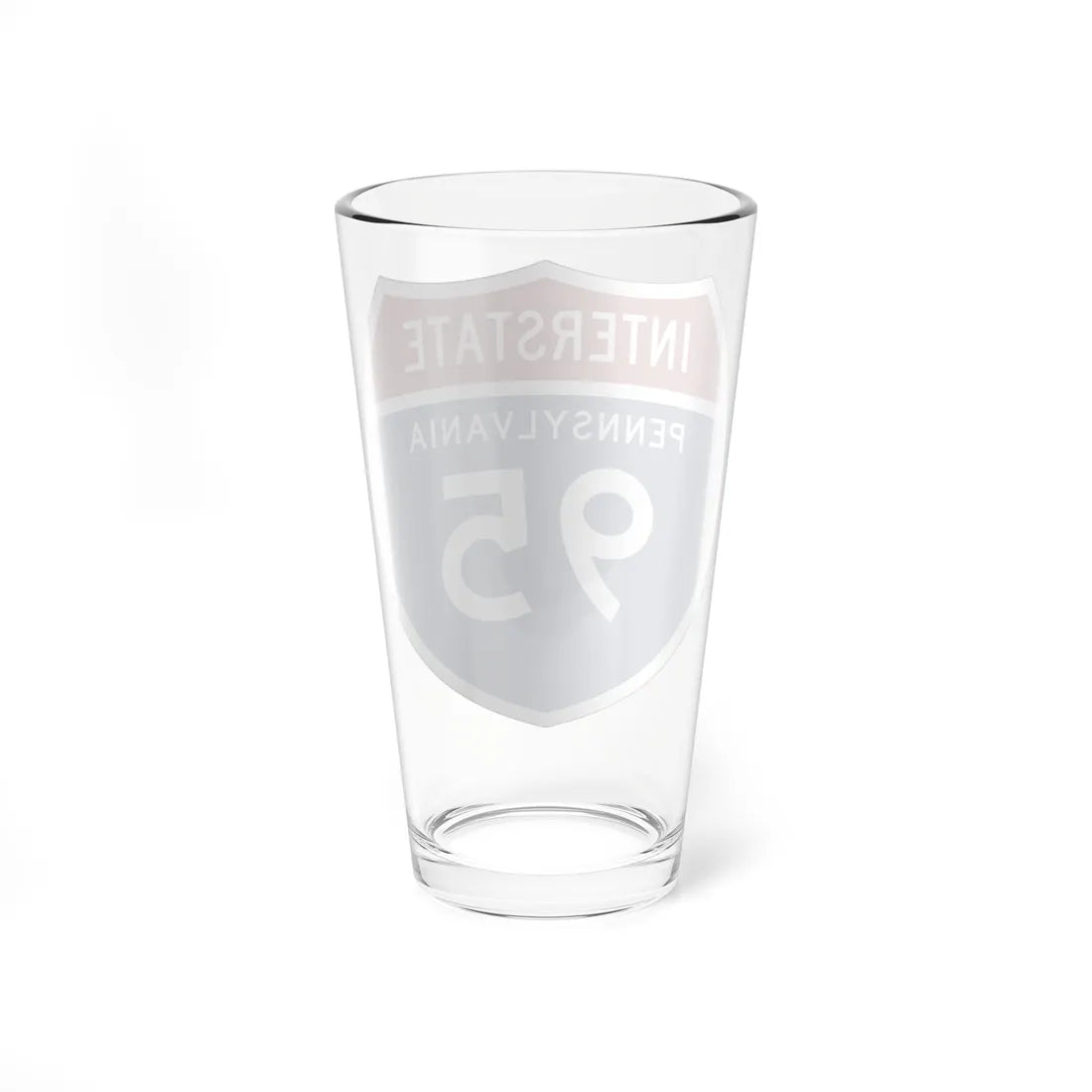 I-95 PA 1957 (Pennsylvania) (Road Sign) Pint Glss 16oz - Go Mug Yourself