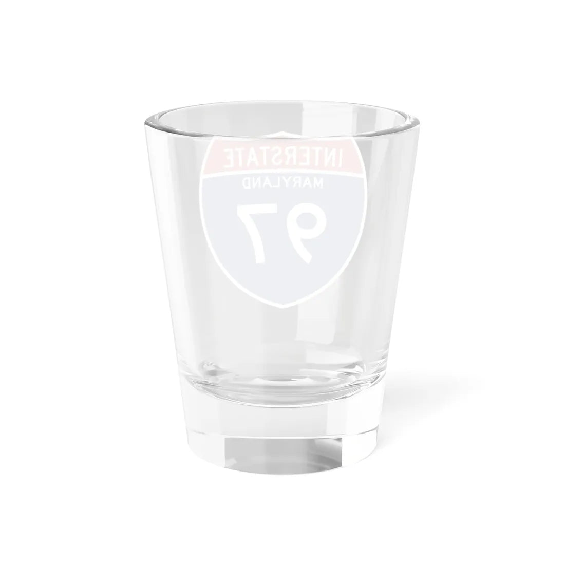 I-97 MD Metric (Maryland) (Road Sign) Shot Glass 1.5oz - Go Mug Yourself