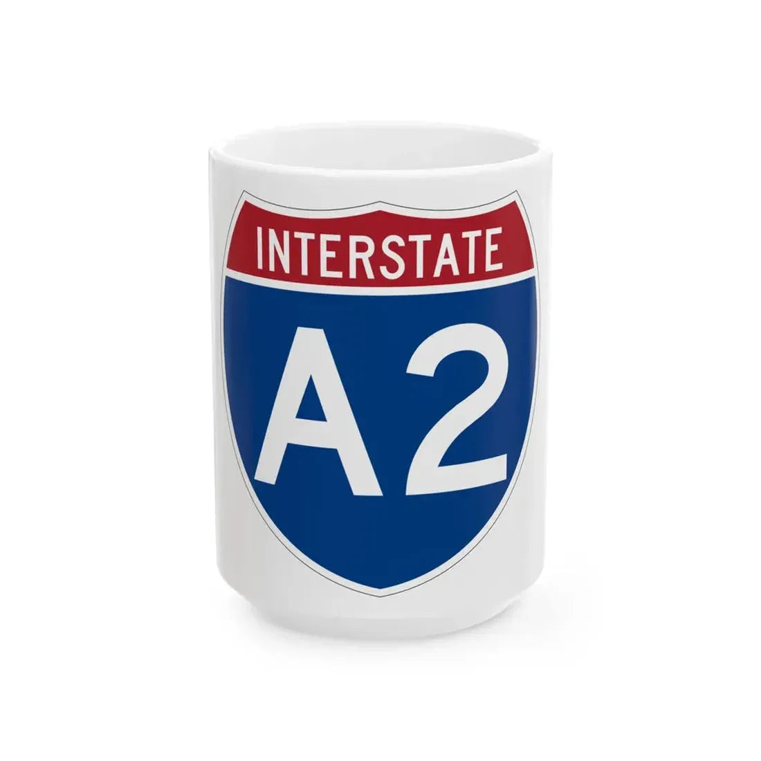 I-A2 (Alaska) (Road Sign) White Coffee Mug - Go Mug Yourself