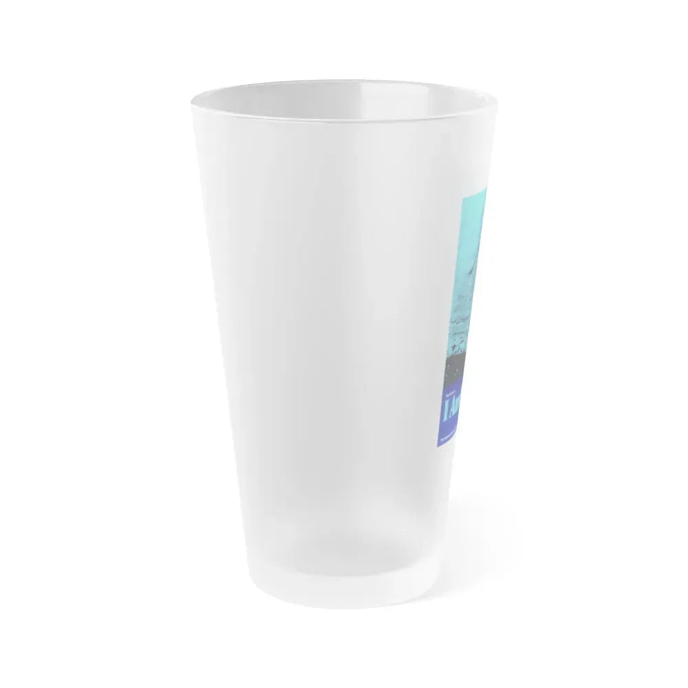 I AM CURIOUS (BLUE) 1968 Movie Poster - Frosted Pint Glass 16oz - Go Mug Yourself