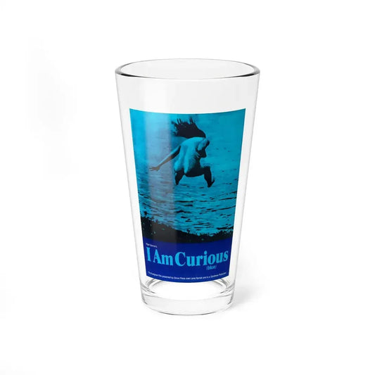 I AM CURIOUS (BLUE) 1968 Movie Poster - Pint Glass 16oz 16oz - Go Mug Yourself