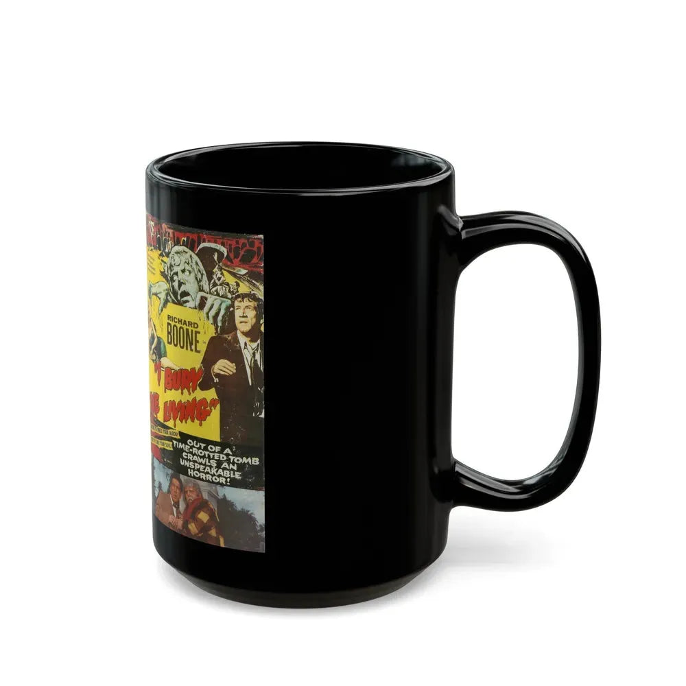 I BURY THE LIVING (VHS COVER) - Black Coffee Mug - Go Mug Yourself