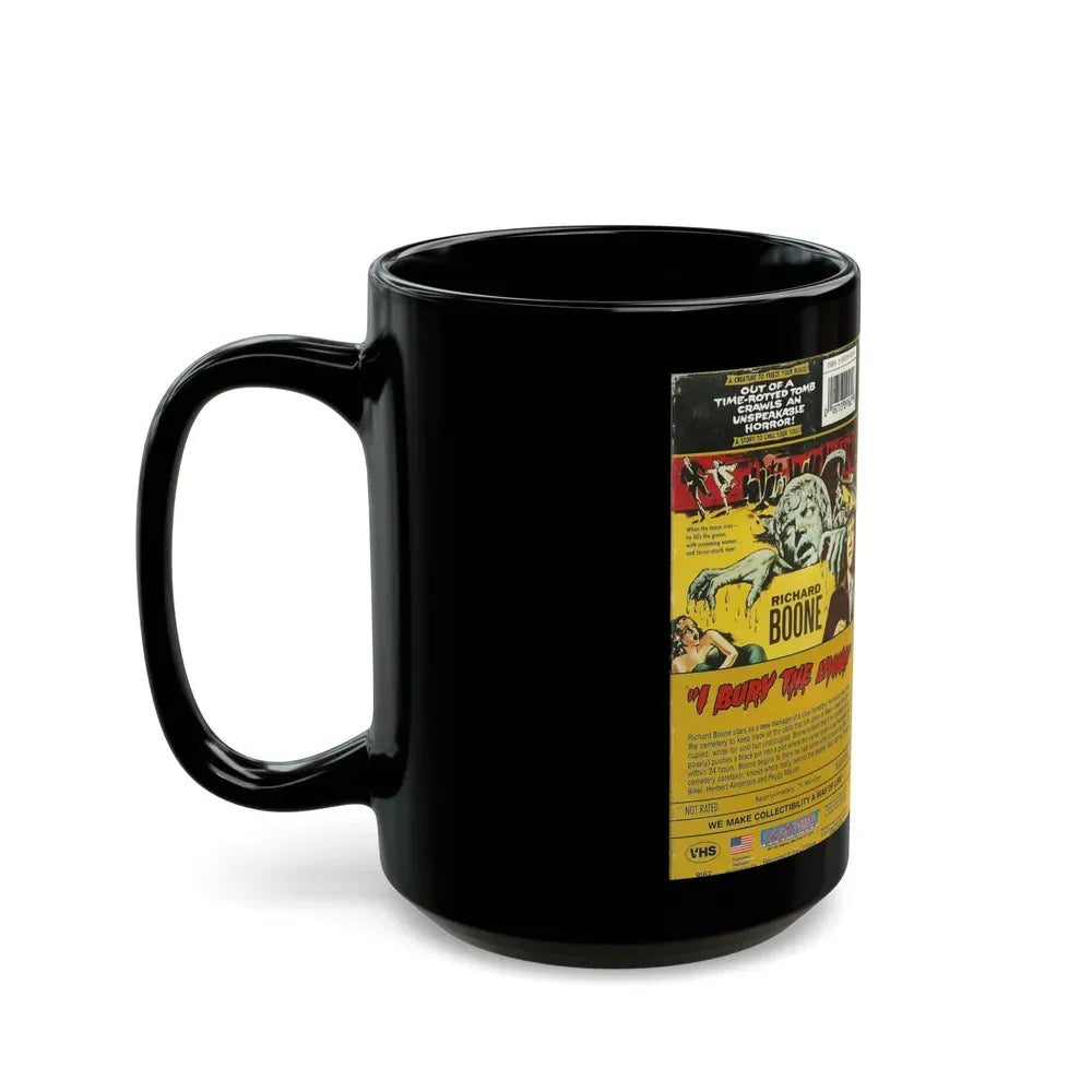 I BURY THE LIVING (VHS COVER) - Black Coffee Mug - Go Mug Yourself