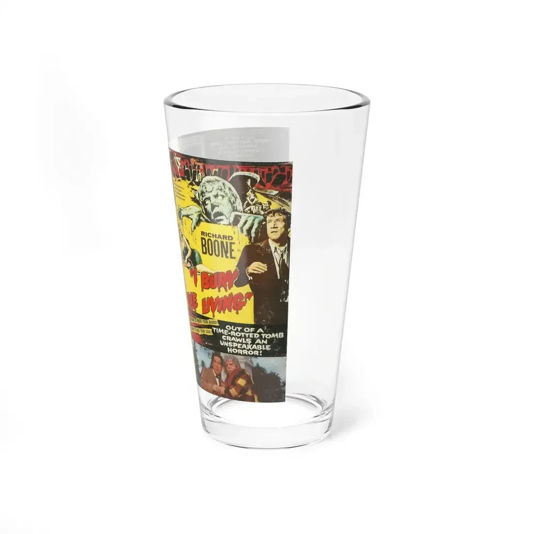 I BURY THE LIVING (VHS COVER) Pint Glass 16oz - Go Mug Yourself