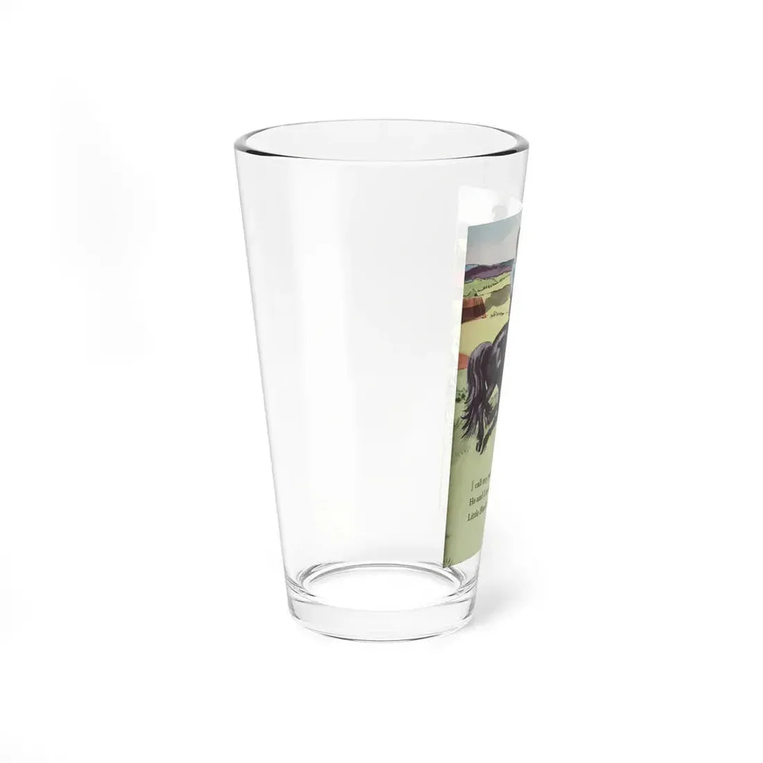 I Call My Pony Little Black - Pint Glass 16oz - Go Mug Yourself