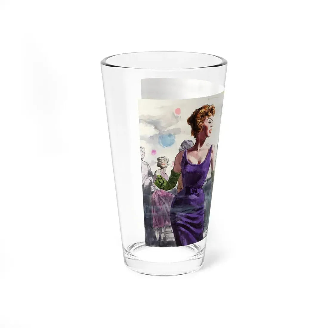 I Can Take Care of Myself, Saturday Evening Post illustration - Pint Glass 16oz - Go Mug Yourself