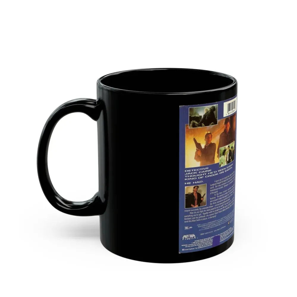 I COME IN PEACE DOLPH LUNDGREN (VHS COVER) - Black Coffee Mug - Go Mug Yourself