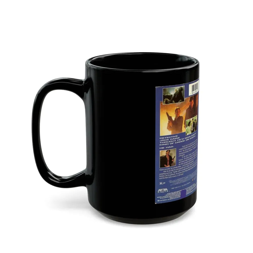 I COME IN PEACE DOLPH LUNDGREN (VHS COVER) - Black Coffee Mug - Go Mug Yourself