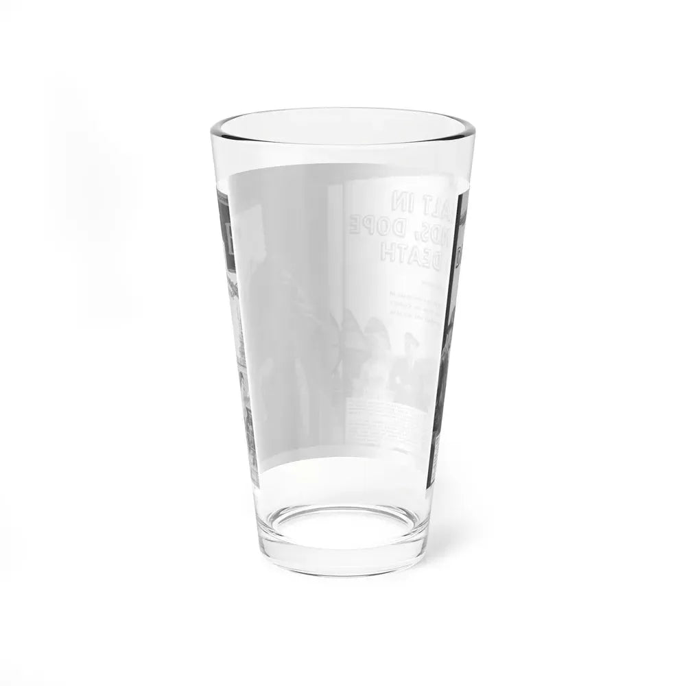 I Dealt In Diamonds, Dope And Death, Man's Book, May 1962 - Pint Glass 16oz - Go Mug Yourself