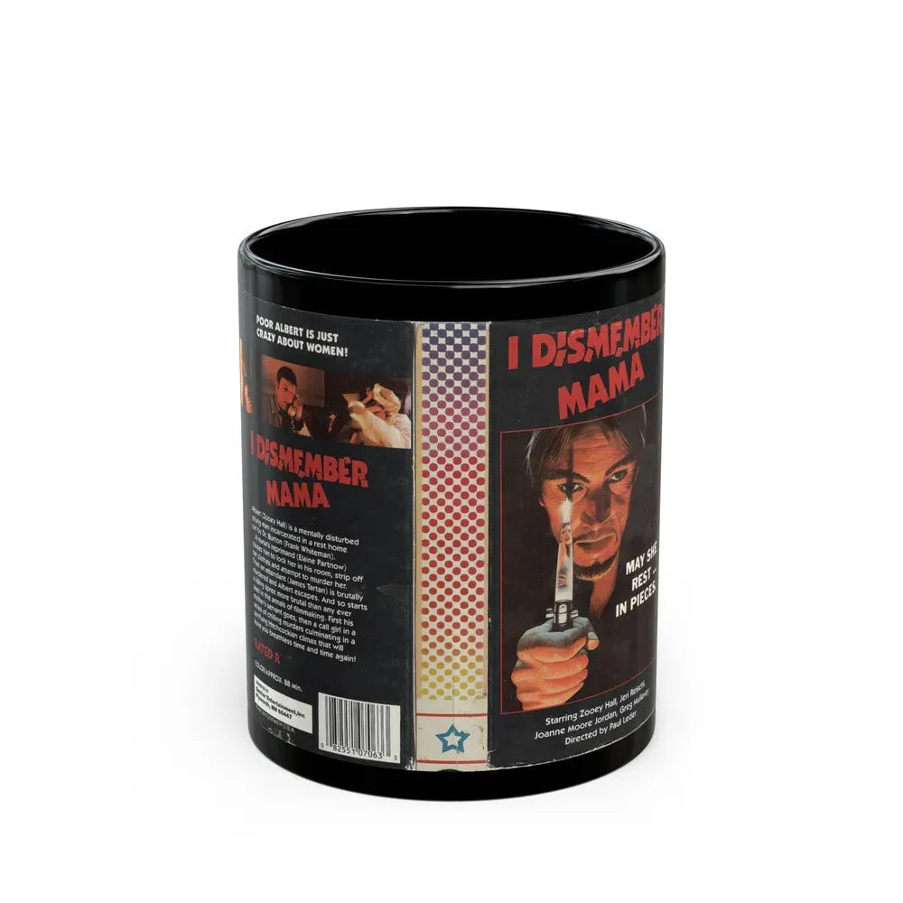 I DISMEMBER MAMA (VHS COVER) - Black Coffee Mug 11oz - Go Mug Yourself