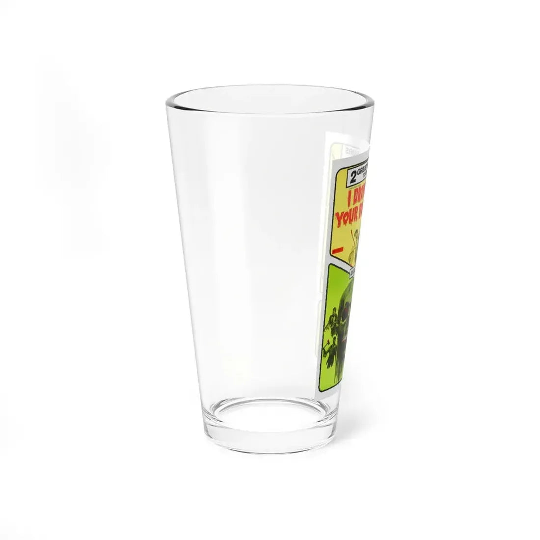 I DRINK YOUR BLOOD & I EAT YOUR SKIN 1971 Movie Poster - Pint Glass 16oz - Go Mug Yourself