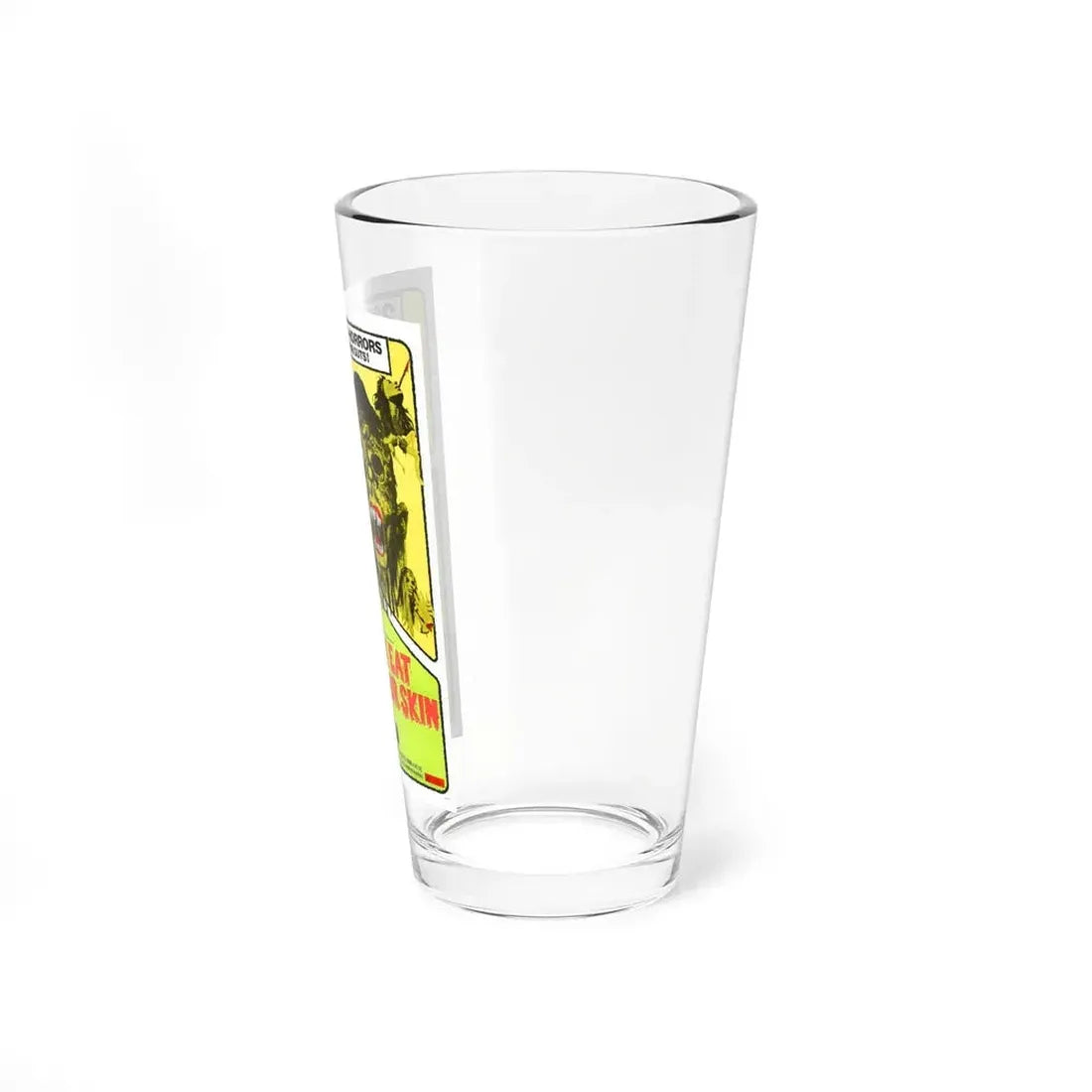 I DRINK YOUR BLOOD & I EAT YOUR SKIN 1971 Movie Poster - Pint Glass 16oz - Go Mug Yourself