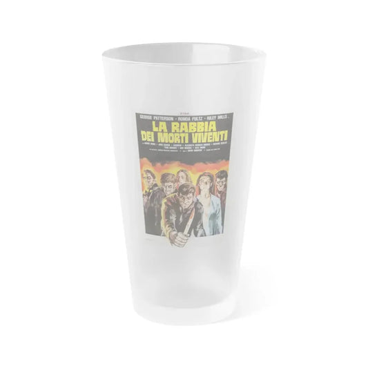 I DRINK YOUR BLOOD (ITALIAN) 3 1971 Movie Poster - Frosted Pint Glass 16oz 16oz Frosted - Go Mug Yourself