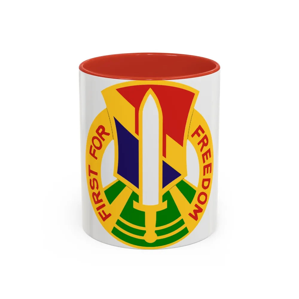 I Field Force Vietnam 2 (U.S. Army) Accent Coffee Mug 11oz Red - Go Mug Yourself