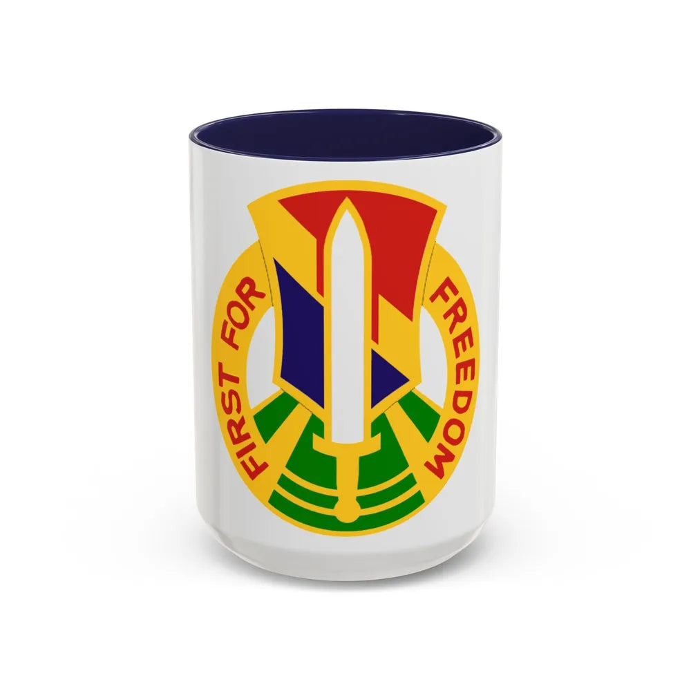 I Field Force Vietnam 2 (U.S. Army) Accent Coffee Mug 15oz Navy - Go Mug Yourself