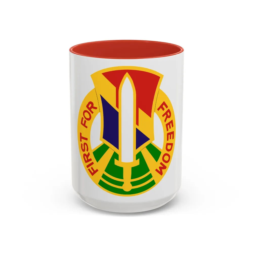 I Field Force Vietnam 2 (U.S. Army) Accent Coffee Mug 15oz Red - Go Mug Yourself