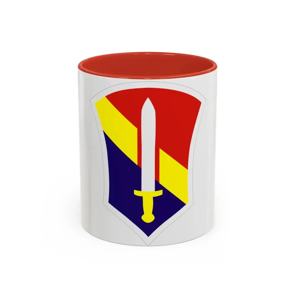 I Field Force Vietnam (U.S. Army) Accent Coffee Mug 11oz Red - Go Mug Yourself