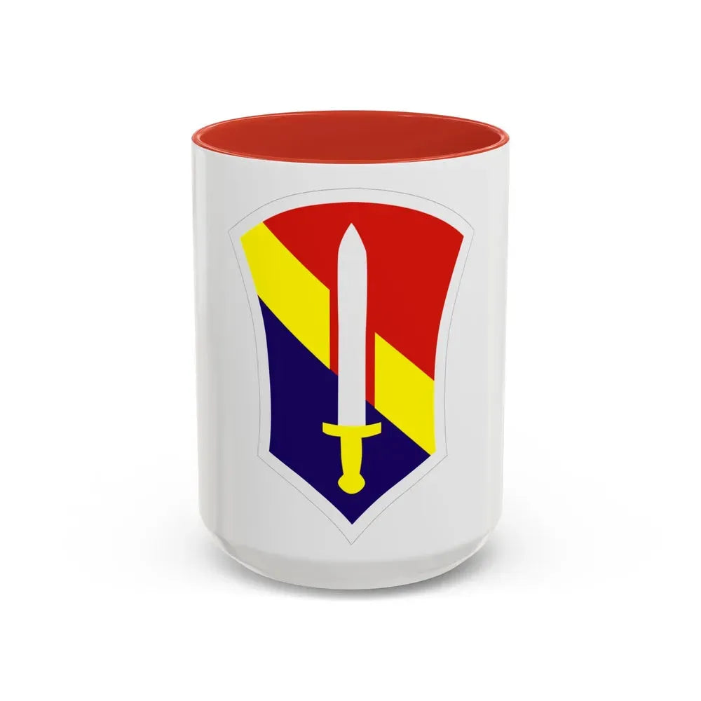 I Field Force Vietnam (U.S. Army) Accent Coffee Mug 15oz Red - Go Mug Yourself