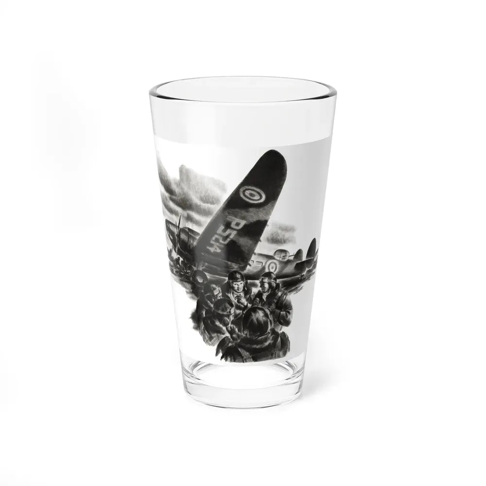 I Flew Into Battle In A British Bomber, Liberty magazine, November 30, 1940 - Pint Glass 16oz 16oz - Go Mug Yourself