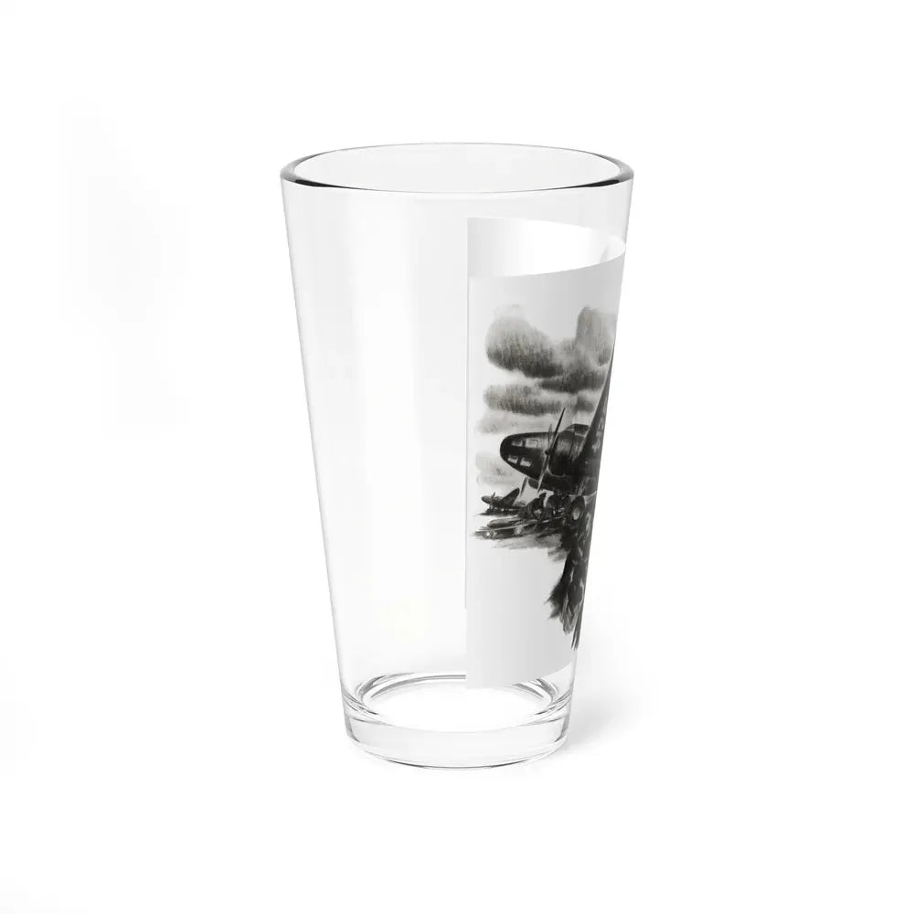 I Flew Into Battle In A British Bomber, Liberty magazine, November 30, 1940 - Pint Glass 16oz - Go Mug Yourself