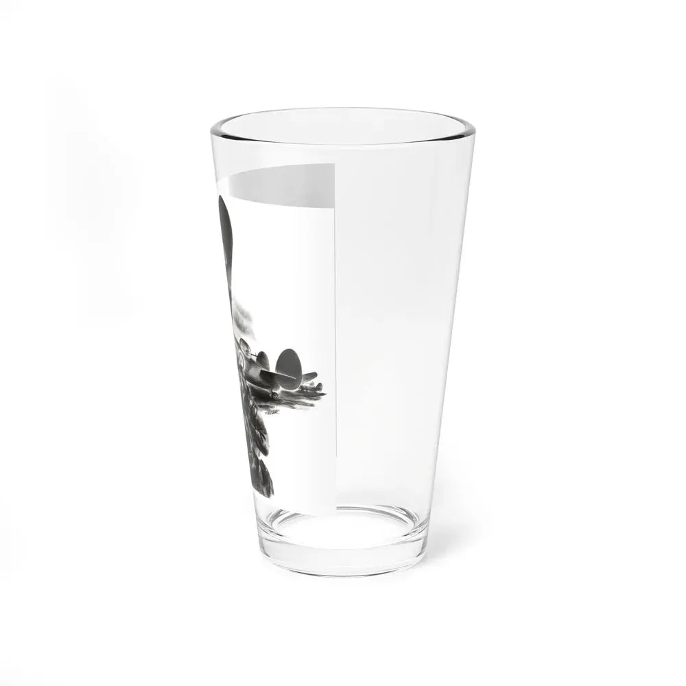 I Flew Into Battle In A British Bomber, Liberty magazine, November 30, 1940 - Pint Glass 16oz - Go Mug Yourself