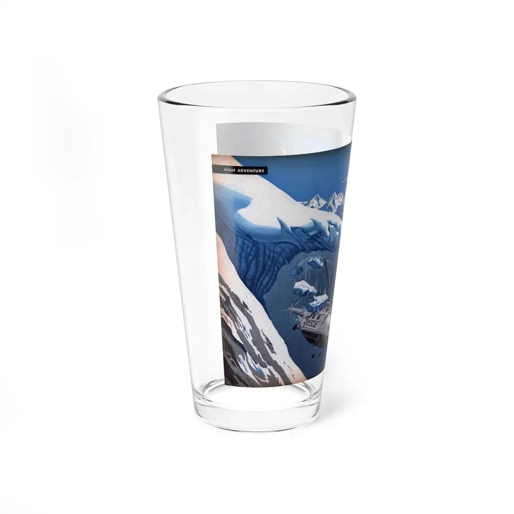 I Fought a MIG with a Chopper, Cavalier magazine, January 1955 - Pint Glass 16oz - Go Mug Yourself
