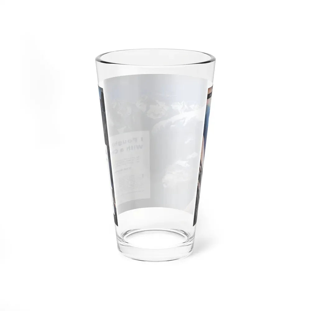 I Fought a MIG with a Chopper, Cavalier magazine, January 1955 - Pint Glass 16oz - Go Mug Yourself
