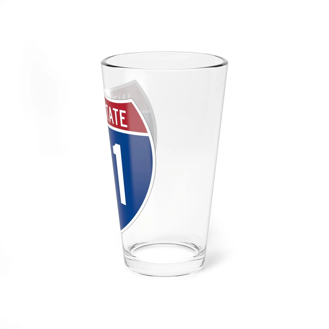 I-H1 (Hawaii) (Road Sign) Pint Glss 16oz - Go Mug Yourself