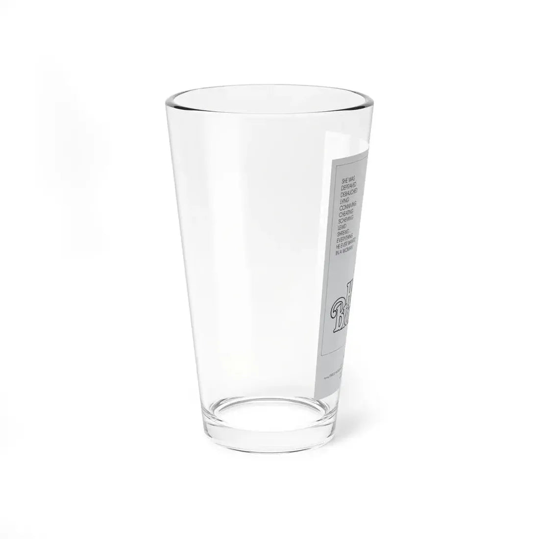 I HATE BLONDES 1980 Movie Poster - Pint Glass 16oz - Go Mug Yourself
