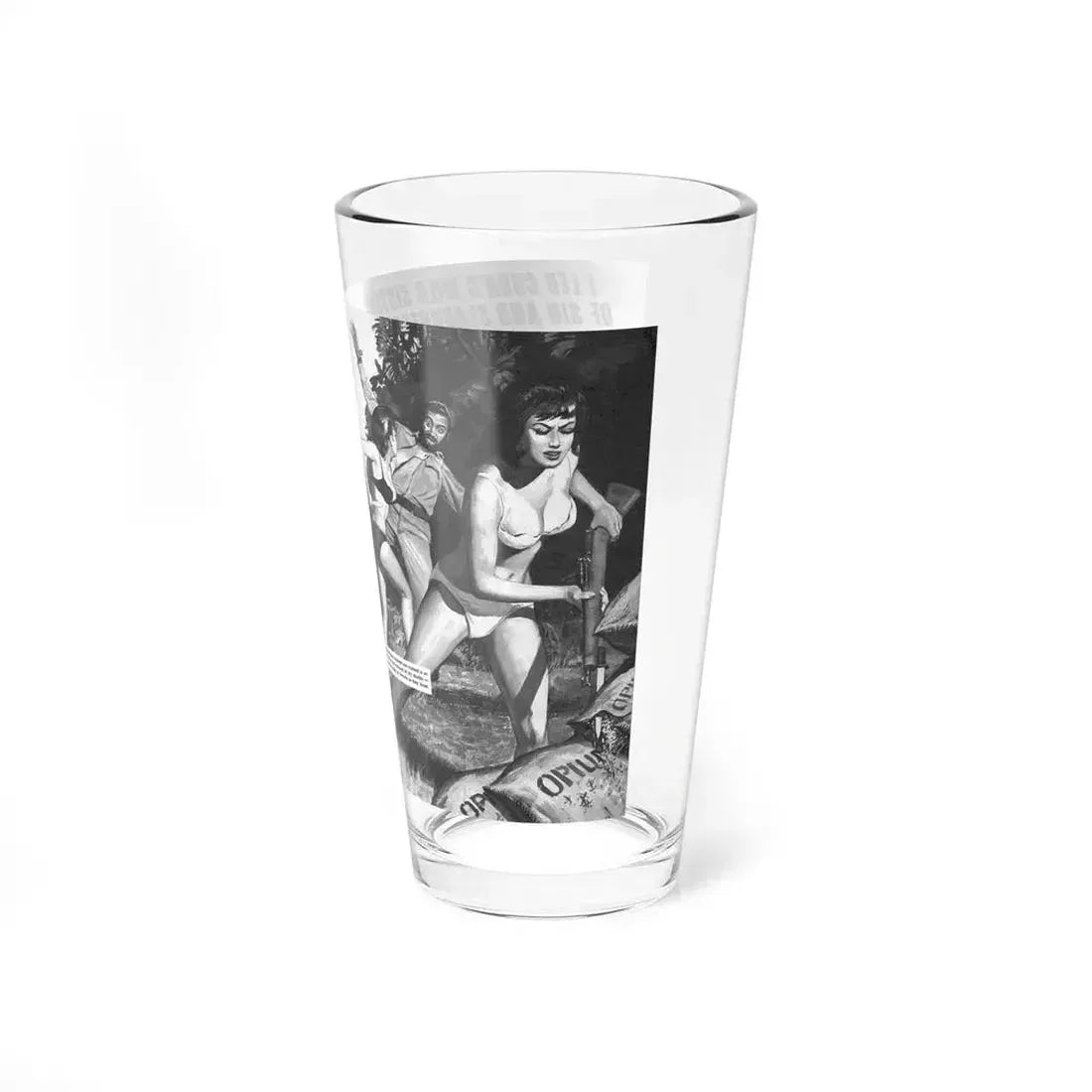I Led Cuba's Wild Sisters Of Sin And Slaughter, New Man, June 1970 - Pint Glass 16oz - Go Mug Yourself