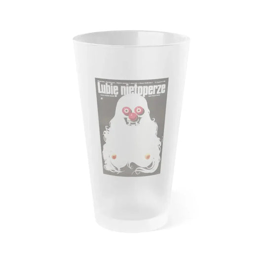 I LIKE BATS 1986 Movie Poster - Frosted Pint Glass 16oz 16oz Frosted - Go Mug Yourself