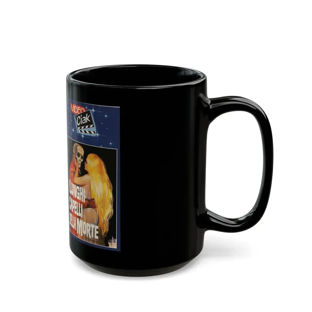 I LUNGHI CAPELLI DELLA MORTE (VHS COVER) - Black Coffee Mug - Go Mug Yourself