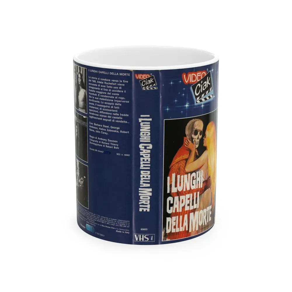 I LUNGHI CAPELLI DELLA MORTE (VHS COVER) - White Coffee Mug 11oz - Go Mug Yourself