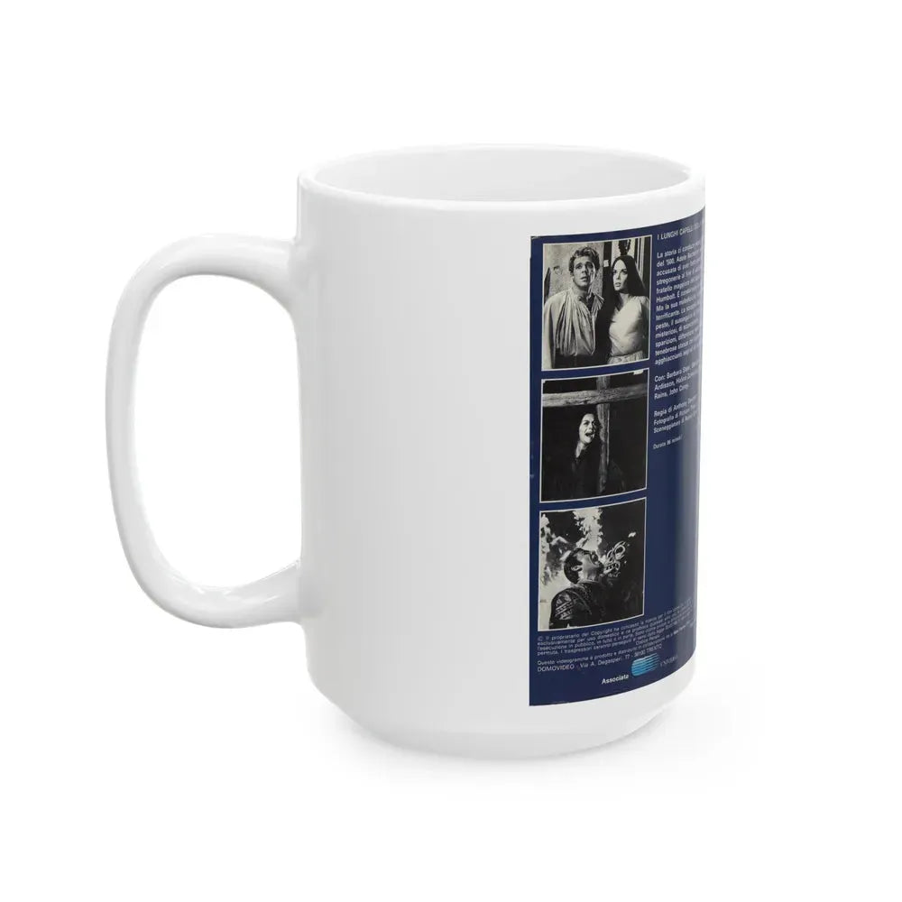 I LUNGHI CAPELLI DELLA MORTE (VHS COVER) - White Coffee Mug - Go Mug Yourself