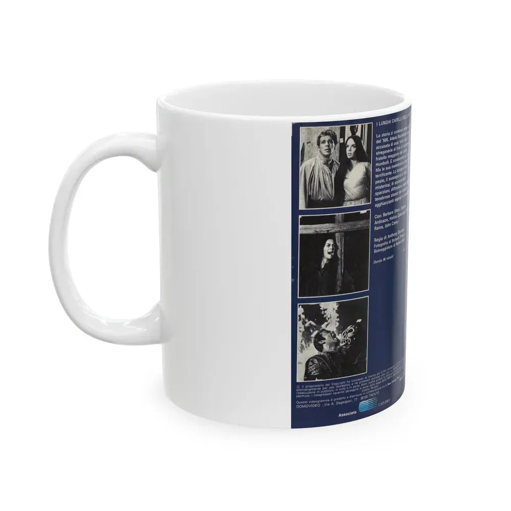 I LUNGHI CAPELLI DELLA MORTE (VHS COVER) - White Coffee Mug - Go Mug Yourself