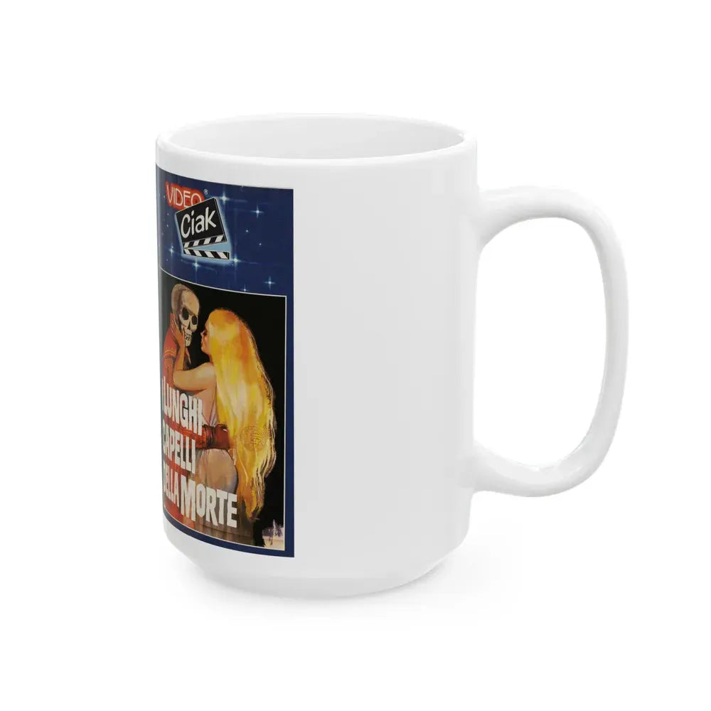I LUNGHI CAPELLI DELLA MORTE (VHS COVER) - White Coffee Mug - Go Mug Yourself