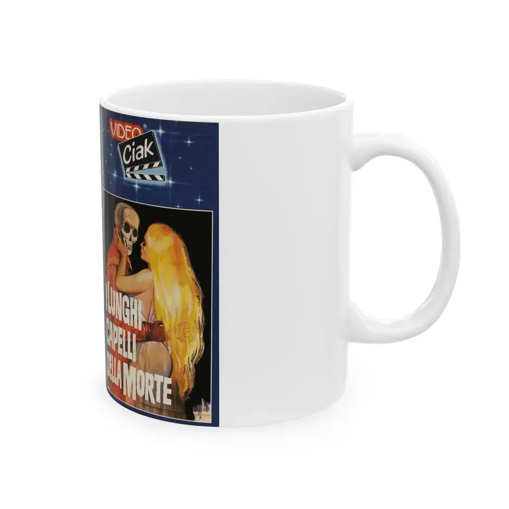 I LUNGHI CAPELLI DELLA MORTE (VHS COVER) - White Coffee Mug - Go Mug Yourself