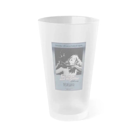 I'M ALONE AND I'M SCARED (FRIGHT) 1971 Movie Poster - Frosted Pint Glass 16oz 16oz Frosted - Go Mug Yourself