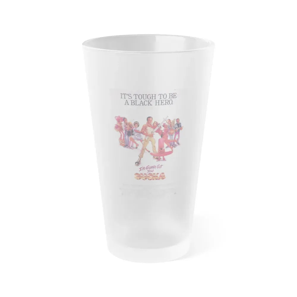 I'M GONNA GIT YOU SUCKA 1988 Movie Poster - Frosted Pint Glass 16oz 16oz Frosted - Go Mug Yourself