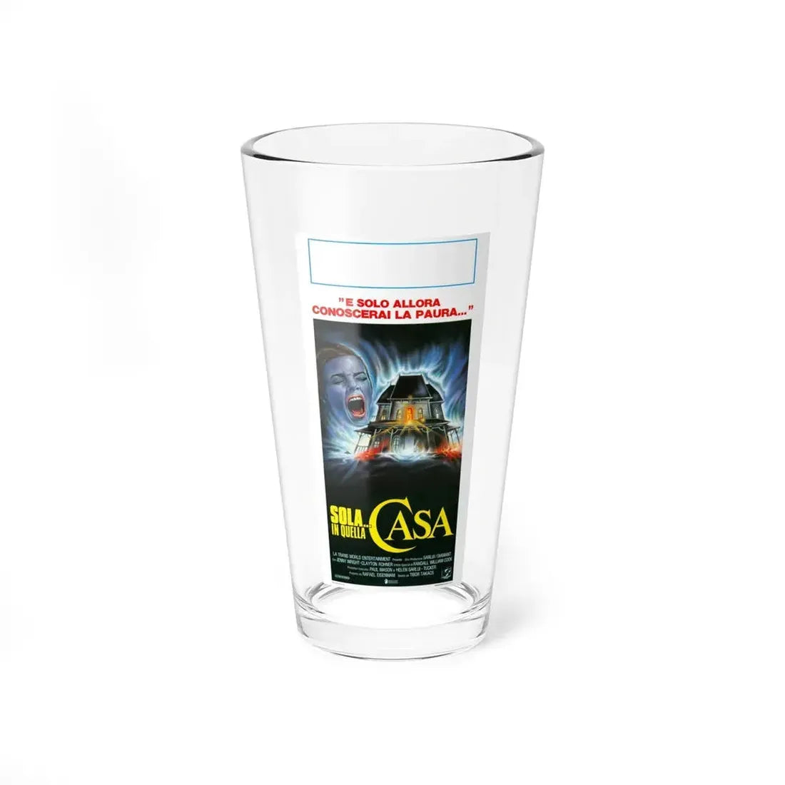 I, MADMAN (ITALIAN) 1989 Movie Poster - Pint Glass 16oz 16oz - Go Mug Yourself