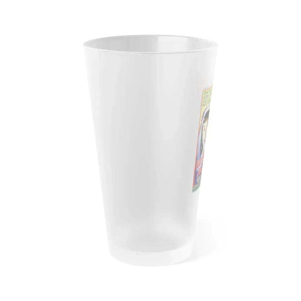 I MARRIED A MONSTER FROM OUTER SPACE (belgian) 1958 Movie Poster - Frosted Pint Glass 16oz - Go Mug Yourself